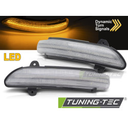 Indicatore laterale nello specchietto LED bianco sequenziale compatibile con MERCEDES W211 C219 W221 C216