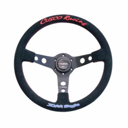 Cusco Racing steering wheel, Black - 350mm