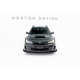 Body kit e accessori visivi Diffusore anteriore Street Pro + alette Subaru Impreza WRX STI Mk3 Facelift (nero-rosso) | race-shop.it