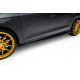 MAXTON DESIGN diffusori minigonne per Skoda Octavia RS Liftback / Combi Mk4 Facelift, nero lucido, V2