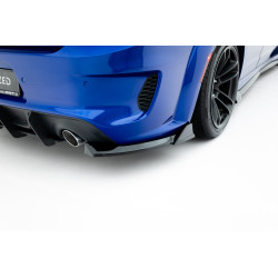 MAXTON DESIGN splitter laterali posteriori per Dodge Charger RT Scat Pack Widebody Mk3 Facelift, nero lucido