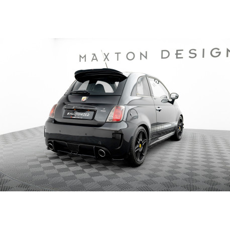 Body kit e accessori visivi MAXTON DESIGN Street Pro diffusore posteriore per Abarth 500 Mk1, nero | race-shop.it