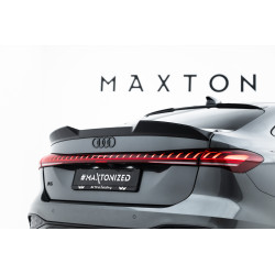 MAXTON DESIGN estensione spoiler 3D per Audi A5 S-Line / S5 Sedan B10, nero lucido