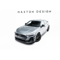 MAXTON DESIGN splitter anteriore per Audi A5 S-Line / S5 Sedan / Avant B10, nero lucido, V1