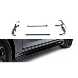 Set di splitter in carbonio preimpregnato V2 BMW X7 M-Pack G07 Facelift