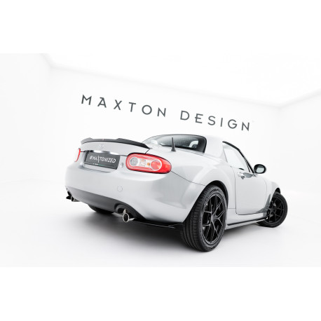 Body kit e accessori visivi MAXTON DESIGN splitter laterali posteriori per Mazda MX-5 Mk3 (NC) Facelift, nero lucido | race-shop.it