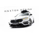 Body kit e accessori visivi MAXTON DESIGN splitter anteriore per Skoda Octavia RS Mk4, nero lucido, V5 | race-shop.it