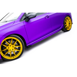 MAXTON DESIGN Street Pro diffusori minigonne + alette per Volkswagen Golf R Mk8 / Mk8 Facelift, nero