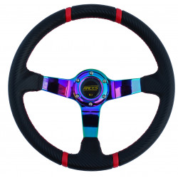 Steering wheel RACES Drift NEO, 350mm, carbon, 90mm deep dish