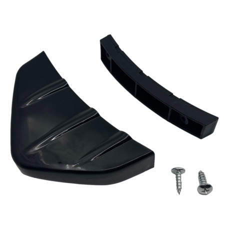 Body kit e accessori visivi RACES diffusore posteriore universale, nero | race-shop.it
