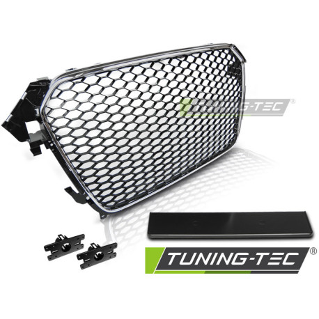 Bazár GRIGLIA SPORT CROMO NERO per AUDI A4 (B8) 11.11-15 DANNEGGIATO | race-shop.it