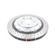 Dischi freno DBA DBA 5000 series Crossed Drilled & Dimpled Silver Hat DBA53359SLVXD (2 pcs) | race-shop.it