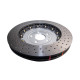 Dischi freno DBA DBA 5000 Series dischi freno anteriori forati in due pezzi DBA52844SLVXD (Silver Hat, con fossette, Ø 370 mm, 2 pz) | race-shop.it
