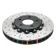 Dischi freno DBA DBA 5000 series Forato & scanalato 2 pezzi Black Hat DBA52510BLKXS (2 pezzi) | race-shop.it