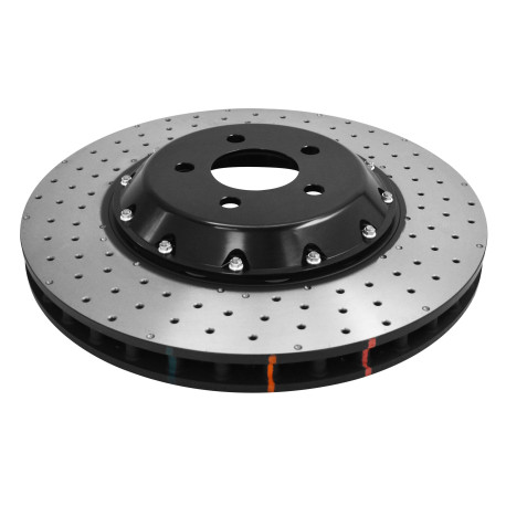 Dischi freno DBA DBA 5000 series Crossed Drilled & Dimpled Black Hat DBA52166BLKXD (2 pcs) | race-shop.it