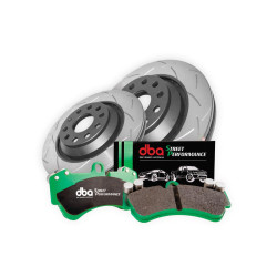 DBA Brake Kit 4000 Series T3 Slotted & Street Performance Brake Pads DBA42957S-1763SP