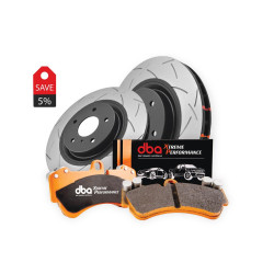DBA Brake Kit 4000 Series T3 Slotted & Xtreme Performance Brake Pads DBA42806S-2383XP
