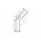Gomiti 45° Curva in silicone RACES Basic 45° - 32mm (1,26") | race-shop.it