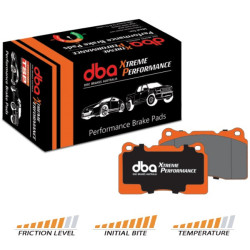 DBA Brake Pads Xtreme Performance ECE R90 certified, Front Axle DB2400XP
