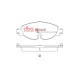Dischi freno DBA DBA Brake Pads Race Performance DB2383RP | race-shop.it