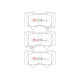 Dischi freno DBA DBA Brake Pads Street Performance, Front Axle DB2380SP | race-shop.it