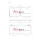 Dischi freno DBA DBA Brake Pads Race Performance DB2317RP | race-shop.it