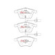 Dischi freno DBA DBA Brake Pads Xtreme Performance, Front Axle DB2210XP | race-shop.it