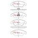 Dischi freno DBA DBA Brake Pads Race Performance DB2186RP | race-shop.it