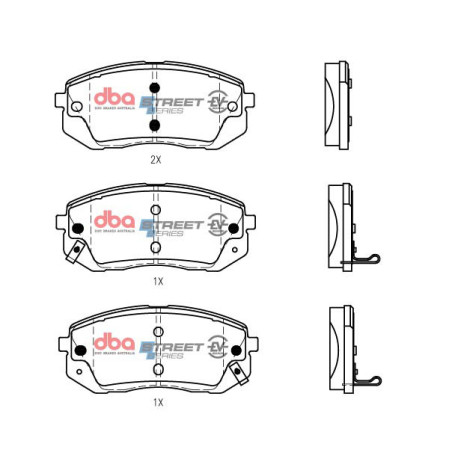 Dischi freno DBA DBA Street Series EV Brake Pads DB2174SSEV | race-shop.it