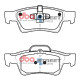 Dischi freno DBA DBA Brake Pads Street Series Ceramic, Rear Axle DB2049SS | race-shop.it