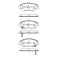 Dischi freno DBA DBA Street Series EV Brake Pads DB1991SSEV | race-shop.it