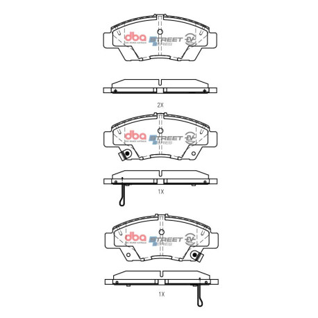 Dischi freno DBA DBA Street Series EV Brake Pads DB1991SSEV | race-shop.it