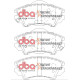 Dischi freno DBA DBA Xtreme Performance pastiglie freno anteriori DB1925XP (ECE R90) | race-shop.it