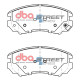Dischi freno DBA DBA Brake Pads Street Series Ceramic, Front Axle DB1924SS | race-shop.it