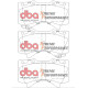 Dischi freno DBA DBA Brake Pads Xtreme Performance ECE R90 certified, Front Axle DB1838XP | race-shop.it