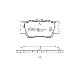 DBA Street Series EV Brake Pads DB1832SSEV