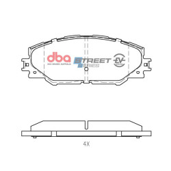 DBA Street Series EV Brake Pads DB1801SSEV