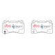 Dischi freno DBA DBA Brake Pads Street Series Ceramic, Front Axle DB1678SS | race-shop.it