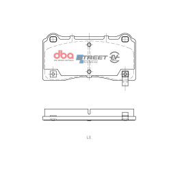 DBA Street Series EV Brake Pads DB15158SSEV
