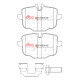 Dischi freno DBA DBA Brake Pads Xtreme Performance, Rear Axle DB15109XP | race-shop.it
