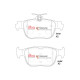 Dischi freno DBA DBA Brake Pads Xtreme Performance, Rear Axle DB15092XP | race-shop.it