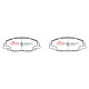 Dischi freno DBA DBA Brake Pads Street Series Ceramic, Front Axle DB15043SS | race-shop.it