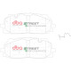 Dischi freno DBA DBA Brake Pads Street Performance, Front Axle DB15030SP | race-shop.it
