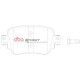 Dischi freno DBA DBA Brake Pads Street Performance, Rear Axle DB15009SP | race-shop.it