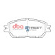 Dischi freno DBA DBA Brake Pads Street Series Ceramic, Front Axle DB1490SS | race-shop.it