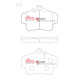 Dischi freno DBA DBA Brake Pads Race Performance DB1401RP | race-shop.it