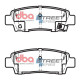 Dischi freno DBA DBA Brake Pads Street Series Ceramic, Rear Axle DB1384SS | race-shop.it