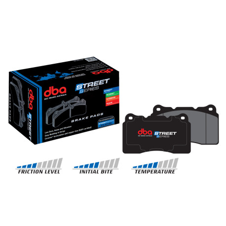 Dischi freno DBA DBA Brake Pads Street Series Ceramic, Front Axle DB1255SS | race-shop.it