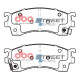 Dischi freno DBA DBA Brake Pads Street Series Ceramic, Front Axle DB1255SS | race-shop.it