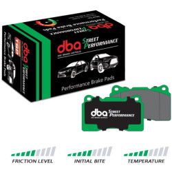 DBA Brake Pads Street Performance, Front Axle DB1223SP